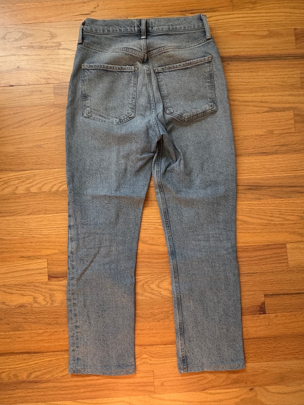 Agolde Riley High Rise Straight Crop Jeans 25 - Picture 6 of 7